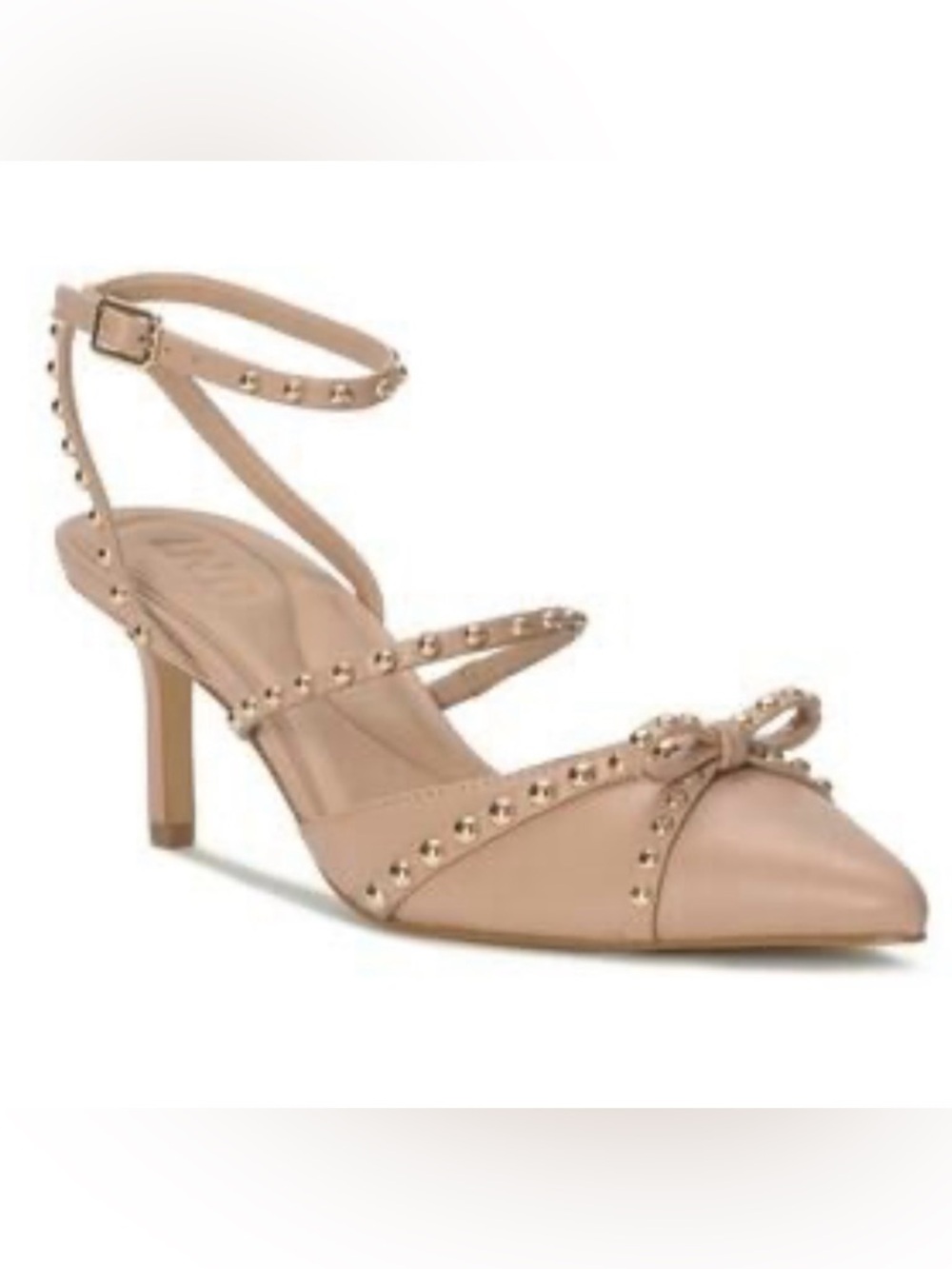 New INC International Concepts Cream Beige Heels Size 5